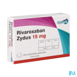 RIVAROXABAN 15MG ZYDUS CPR 28