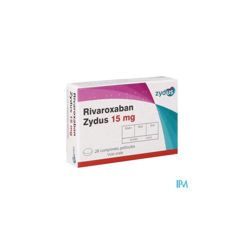 RIVAROXABAN 15MG ZYDUS CPR 28