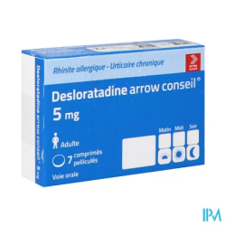 DESLORATADINE 5MG ARROW CONS CPR 7