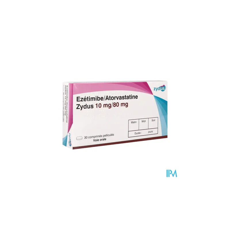 EZETIMIBE/ATOR 10MG/80MG ZYD CPR30