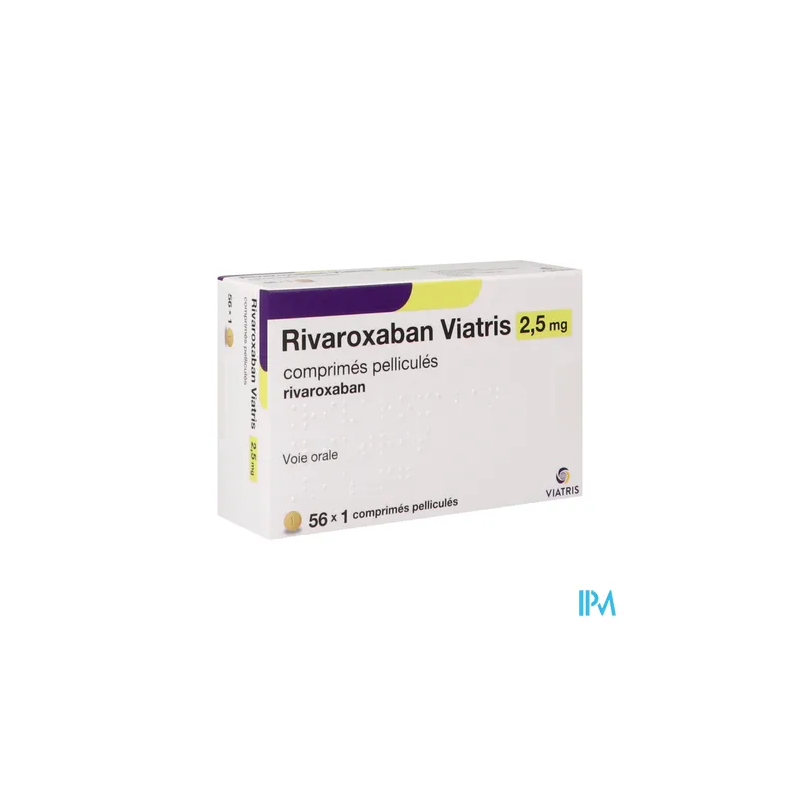 RIVAROXABAN 2,5MG VIATRIS CPR 56X1