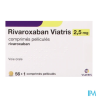 RIVAROXABAN 2,5MG VIATRIS CPR 56X1