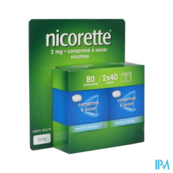 NICORETTE 2MG CPR SUCER 80