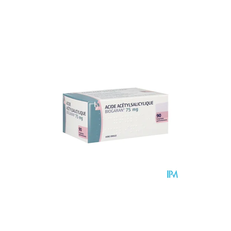AC ACETYL 75 MG BIOGARAN CPR 90