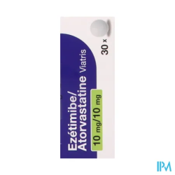 EZETIMIBE/ATOR 10MG/10MG VTS CPR30