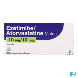 EZETIMIBE/ATOR 10MG/10MG VTS CPR30