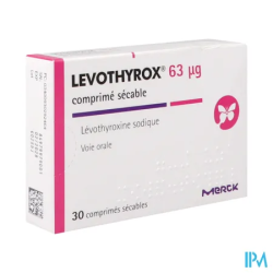 LEVOTHYROX 63MCG CPR SECABLE 30