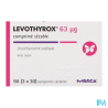 LEVOTHYROX 63MCG CPR SECABLE 90