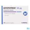 LEVOTHYROX 38MCG CPR SECABLE 30