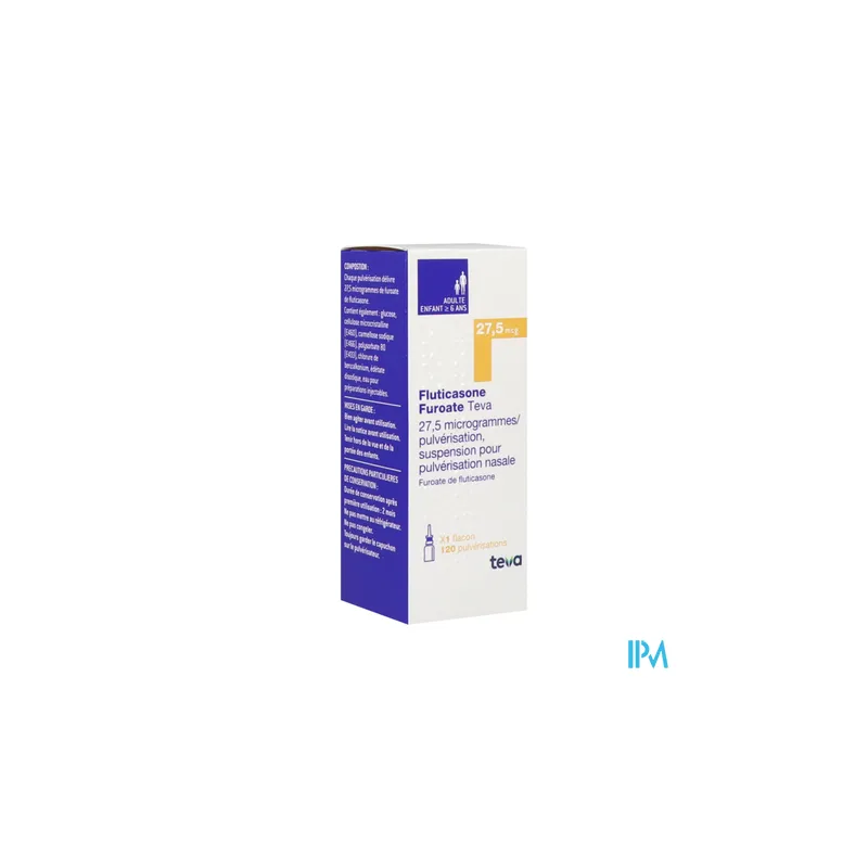 FLUTICASONE 27,5MCG/D TEVA PULV120