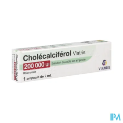 CHOLECALCIFEROL 200 000UI VTS AMP1