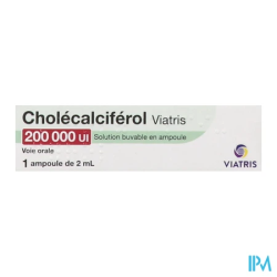 CHOLECALCIFEROL 200 000UI VTS AMP1
