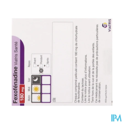 FEXOFENADINE 180MG VIATRIS CPR 15