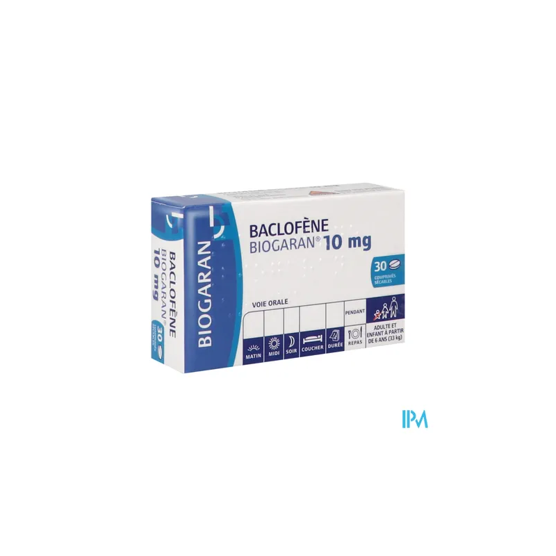 BACLOFENE 10MG BGR CPR SEC 30