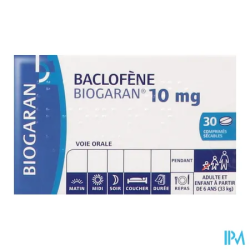 BACLOFENE 10MG BGR CPR SEC 30