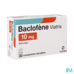 BACLOFENE 10MG VIATRIS CPR SEC 30