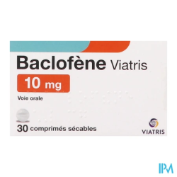 BACLOFENE 10MG VIATRIS CPR SEC 30