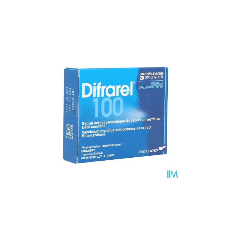 DIFRAREL 100MG CPR 20