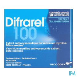 DIFRAREL 100MG CPR 20