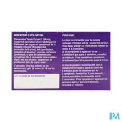 FLAVONOIDES 1 000MG VIATRIS CPR 18