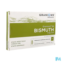 GRANIONS BISMUTH AMP BUV 2ML 10