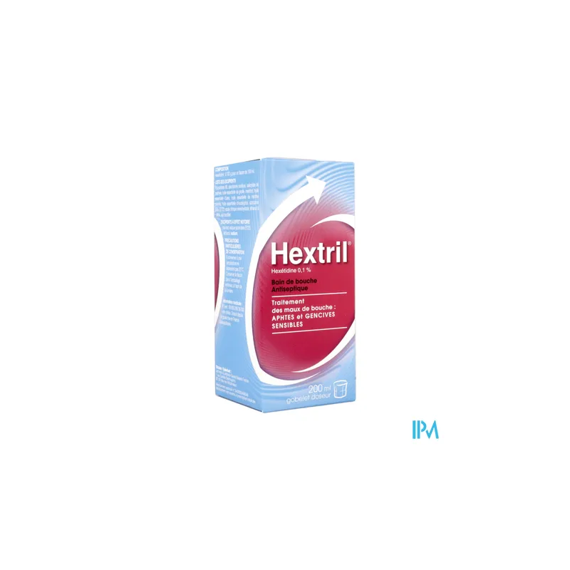 HEXTRIL 0,1% BAIN BOUCHE SOL 200ML