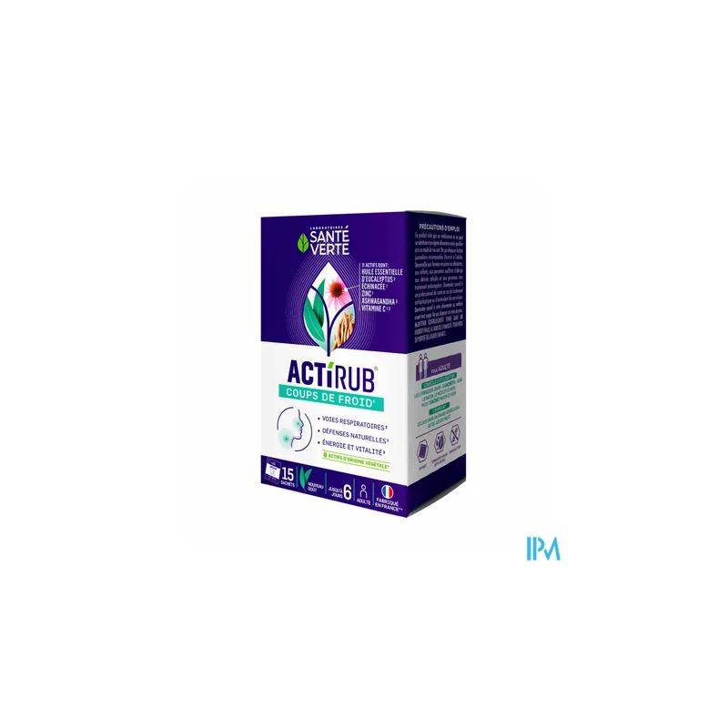 ACTIRUB SANTE VERTE SACHET 15