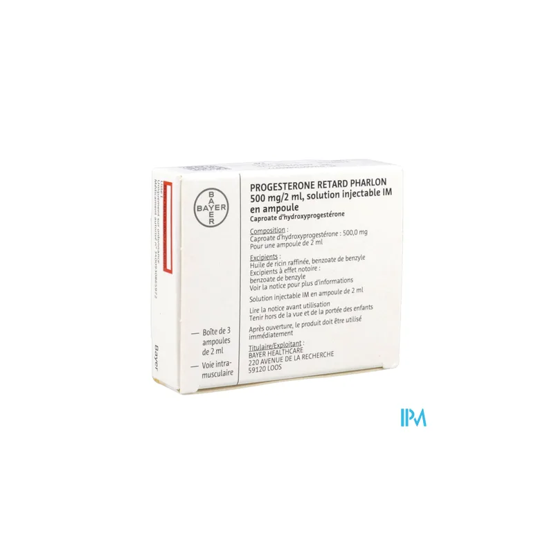 PROGEST RET 500MG/2ML PHARLON IM 3