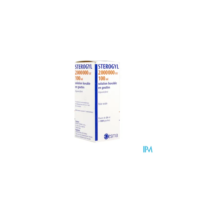 STEROGYL 2MUI/100ML SOL BUV 20ML