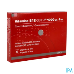 VIT B12 1 000MCG/4ML GERDA AMP 6