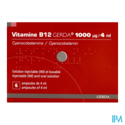 VIT B12 1 000MCG/4ML GERDA AMP 6
