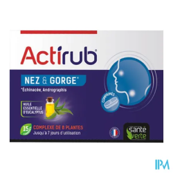ACTIRUB SANTE VERTE PASTILLE 15