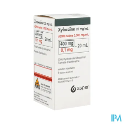 XYLOCAINE ADREN 20MG/ML 20ML 1