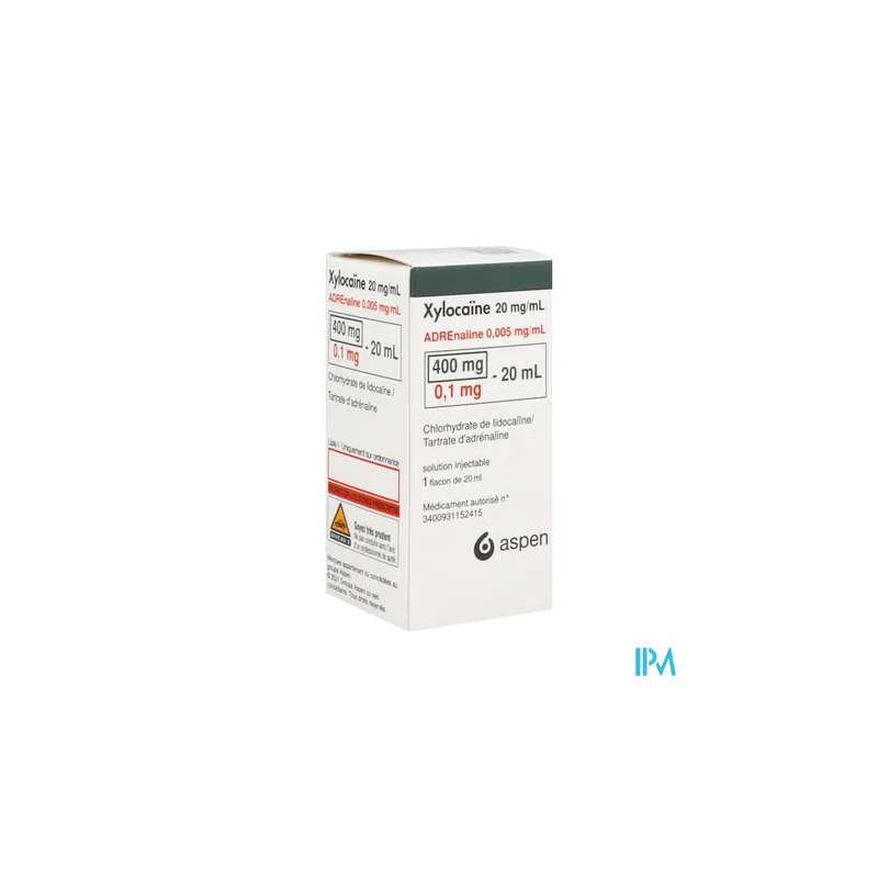 XYLOCAINE ADREN 20MG/ML 20ML 1
