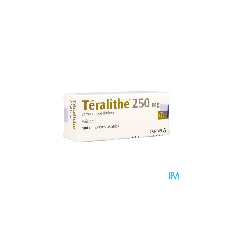TERALITHE 250MG CPR SECABLE 100