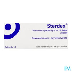 STERDEX POM OPHT UNIDOSE 12