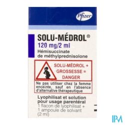 SOLUMEDROL 120MG/2ML PDR+SOL 1