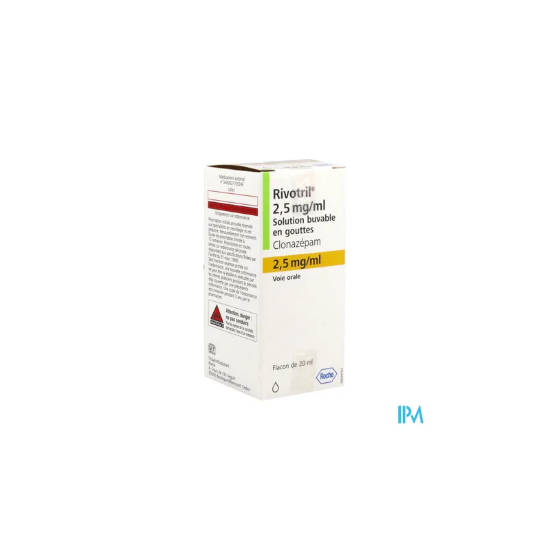 RIVOTRIL 2,5MG/ML SOL BUV 20ML