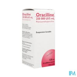ORACILLINE 250 000UI SUSP BUV120ML