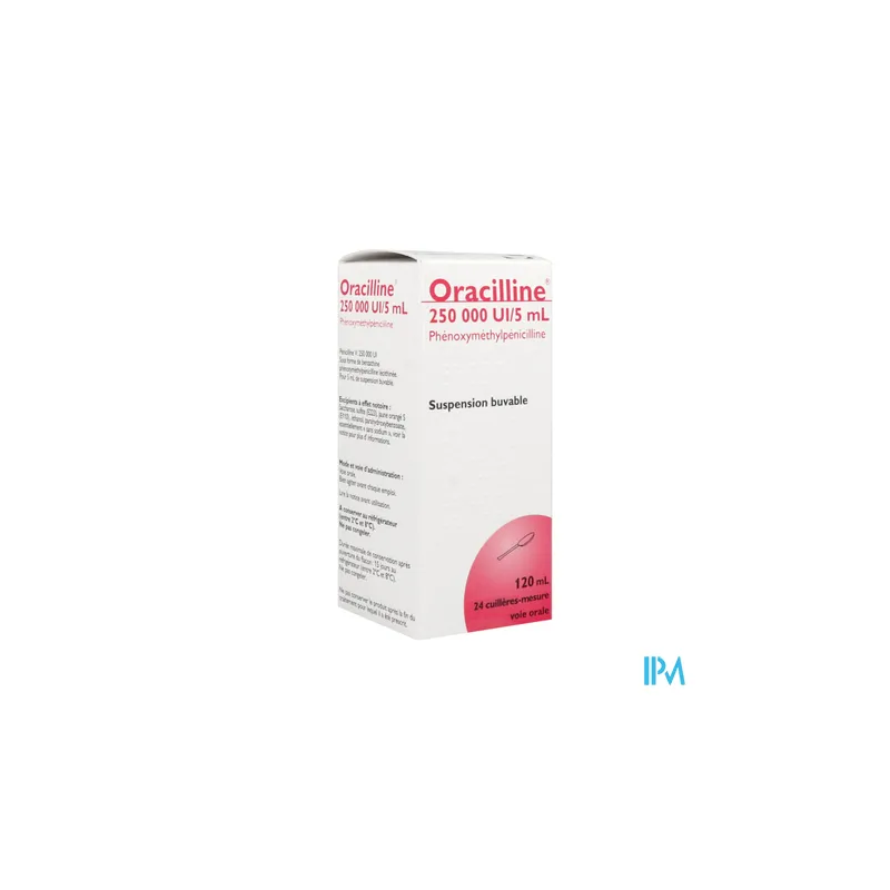 ORACILLINE 250 000UI SUSP BUV120ML