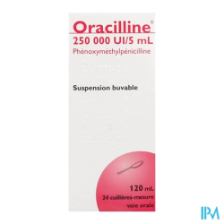 ORACILLINE 250 000UI SUSP BUV120ML