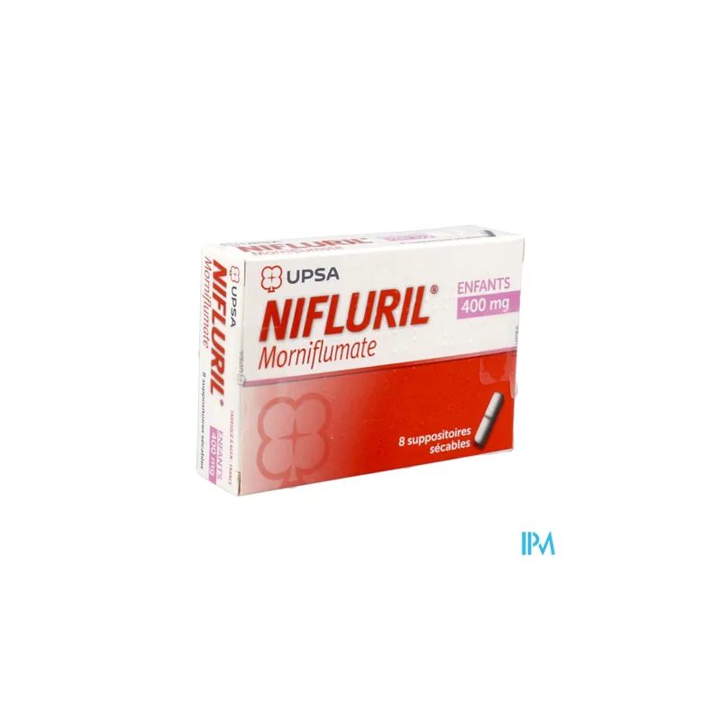 NIFLURIL 400MG SUP ENF SECABLE 8