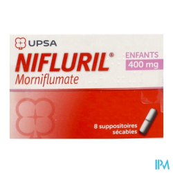 NIFLURIL 400MG SUP ENF SECABLE 8
