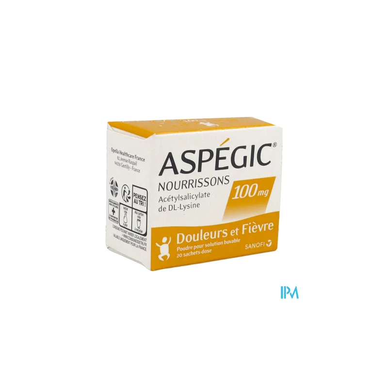 ASPEGIC 100MG NOURRISSON SACHET 20