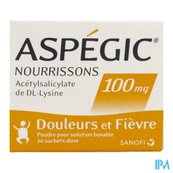 ASPEGIC 100MG NOURRISSON SACHET 20