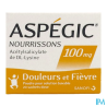 ASPEGIC 100MG NOURRISSON SACHET 20