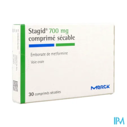 STAGID 700MG CPR SECABLE 30