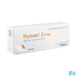 PARLODEL 2,5MG CPR SECABLE 30