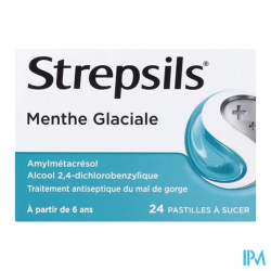 STREPSILS MENTHE GLACIALE PAST 24