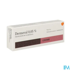 DERMOVAL 0,05% CR TUB 15G